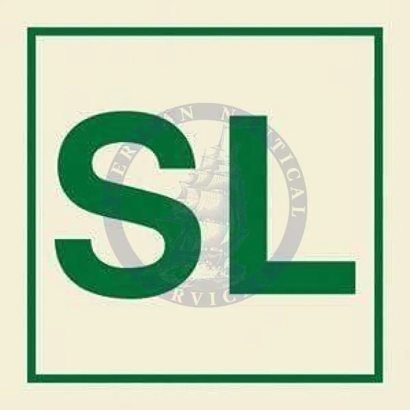 Marine Safety Sign: Safety Locker symbol Time-Limited