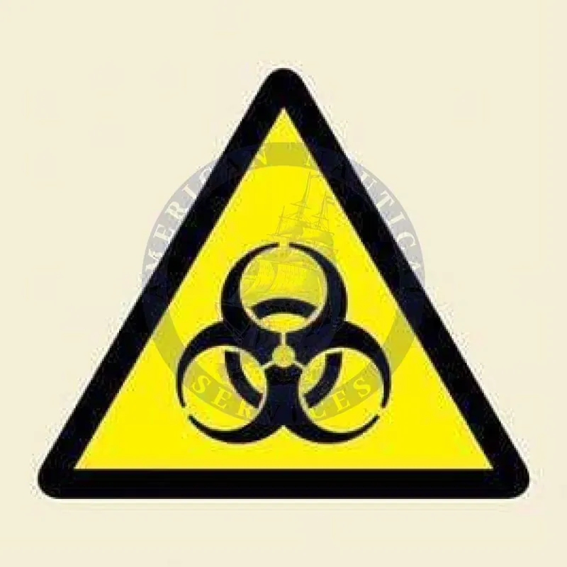 Authentic Marine Hazard Sign: Bio Hazard Symbol | Bio Hazard Signs
